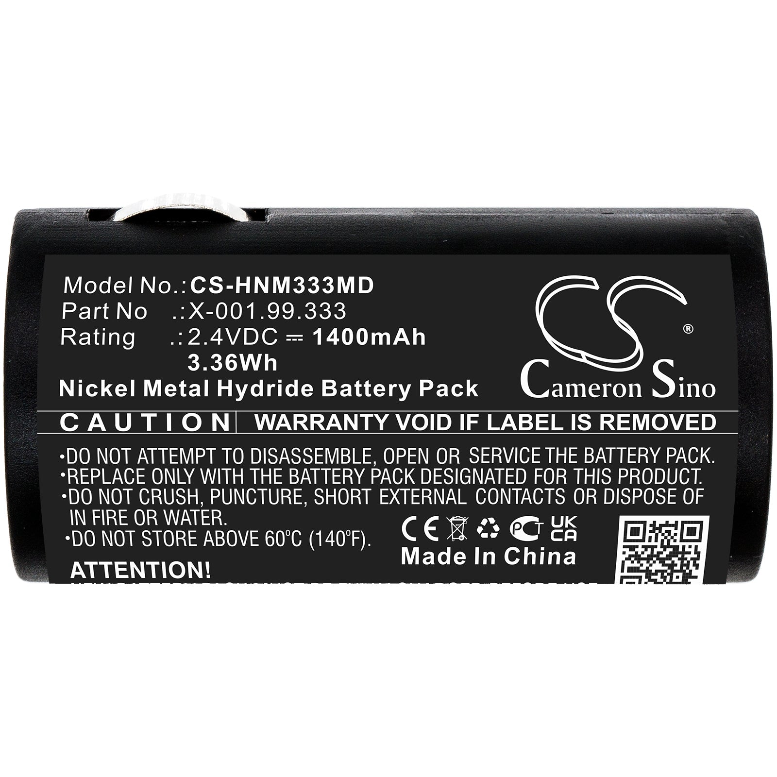 Ni-MH, Medical Battery fits Heine Old S2z Handles, 2.4V, 1400mAh Medical Cameron Sino Technology Limited