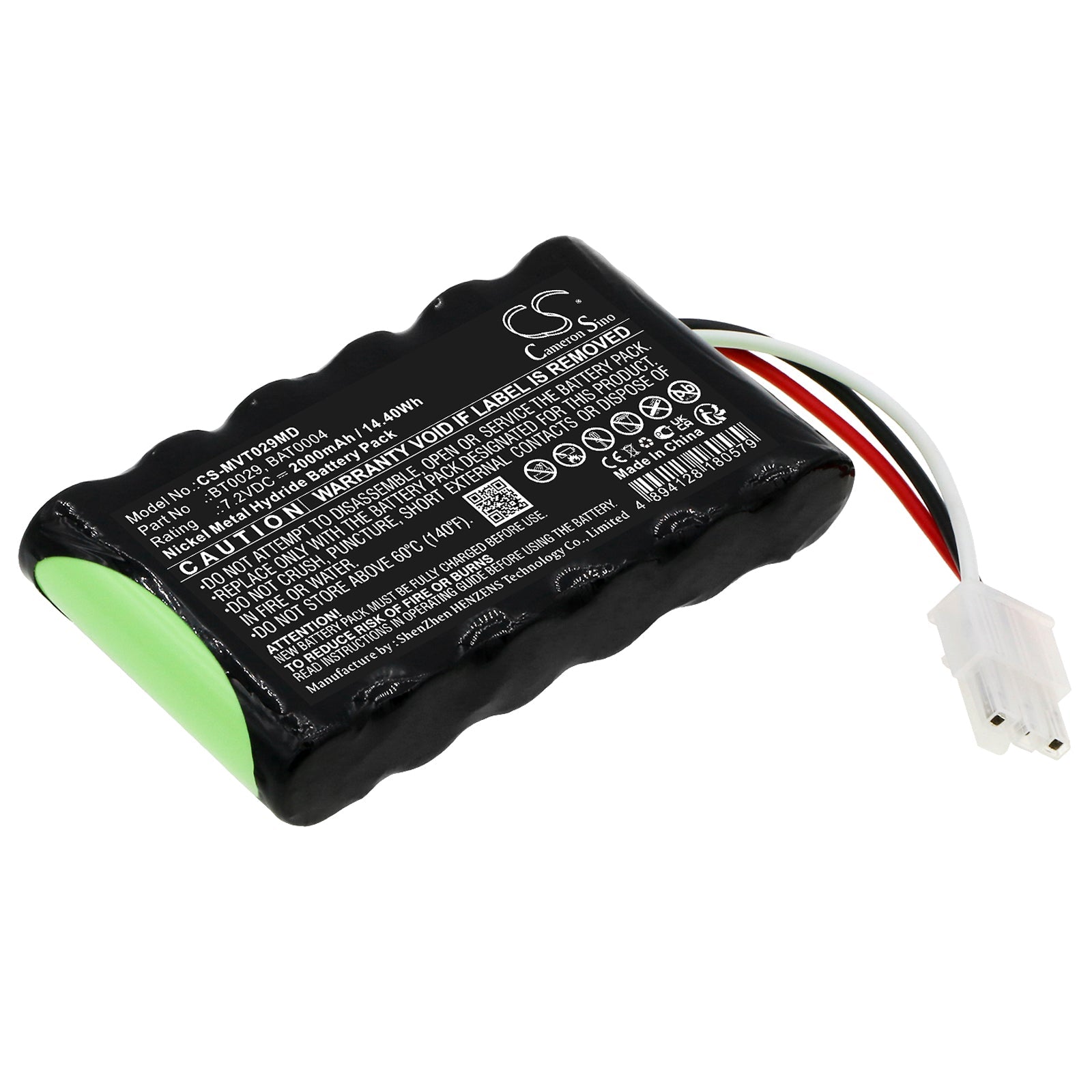 Ni-MH, Medical Battery fits Imex Apm/apm2, Nicolet Vascular, 7.2V, 2000mAh Medical Cameron Sino Technology Limited