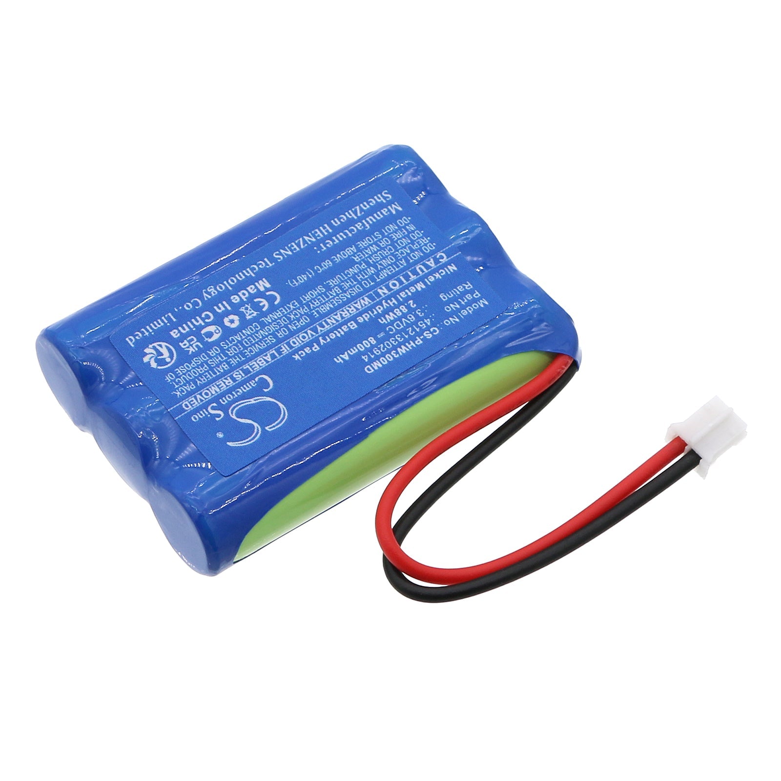 Ni-MH, Medical Battery fits Philips Remote Control W13, 3.6V, 800mAh Medical Cameron Sino Technology Limited
