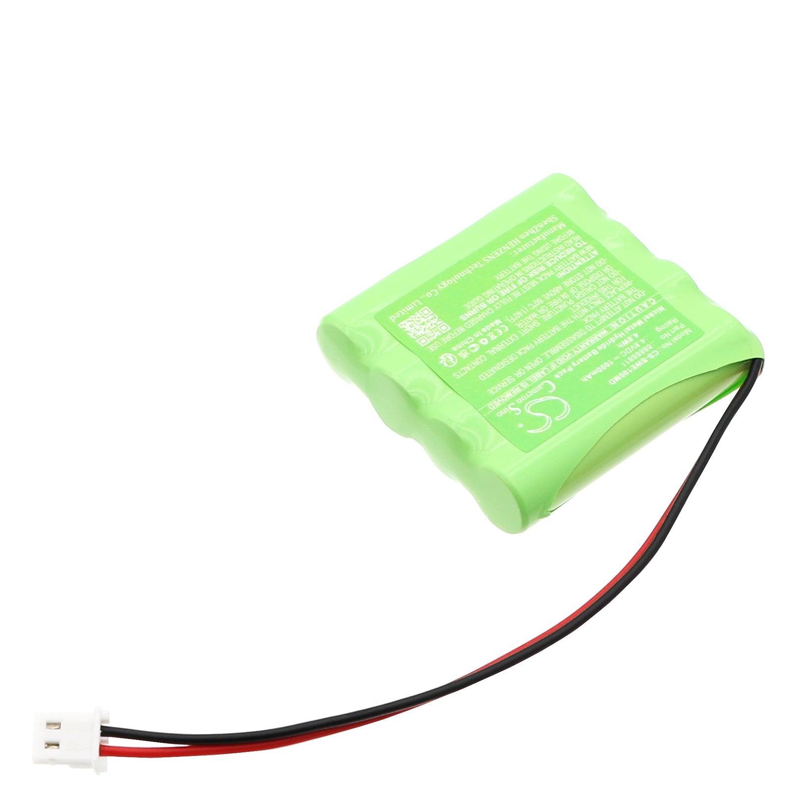 Ni-MH, Medical Battery fits Schwa Eco 2, 4.8V, 1000mAh Medical Cameron Sino Technology Limited
