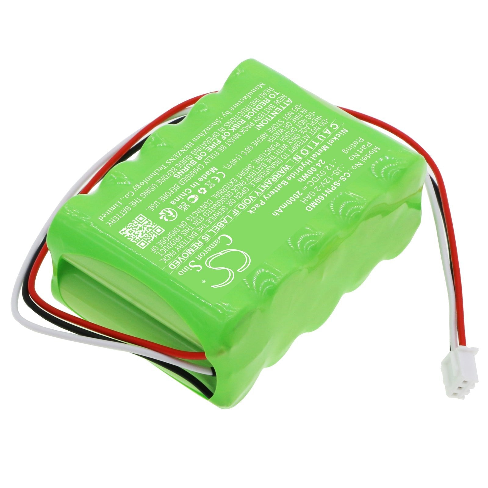 Ni-MH, Medical Battery fits Sinomdt Infusion Pump Sn-1600v, Sn-50c6, 12.0V, 2000mAh Medical Cameron Sino Technology Limited
