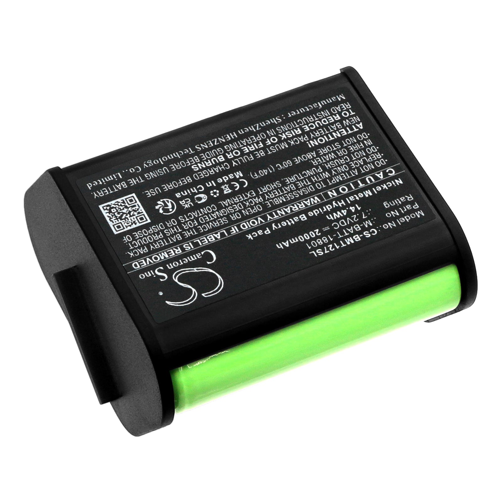 Ni-MH, Portable Printer Battery fits Brady Tls Pc Link, Tls Pc Link Thermal Labeling S, 7.2V, 2000mAh Portable Printer Cameron Sino Technology Limited