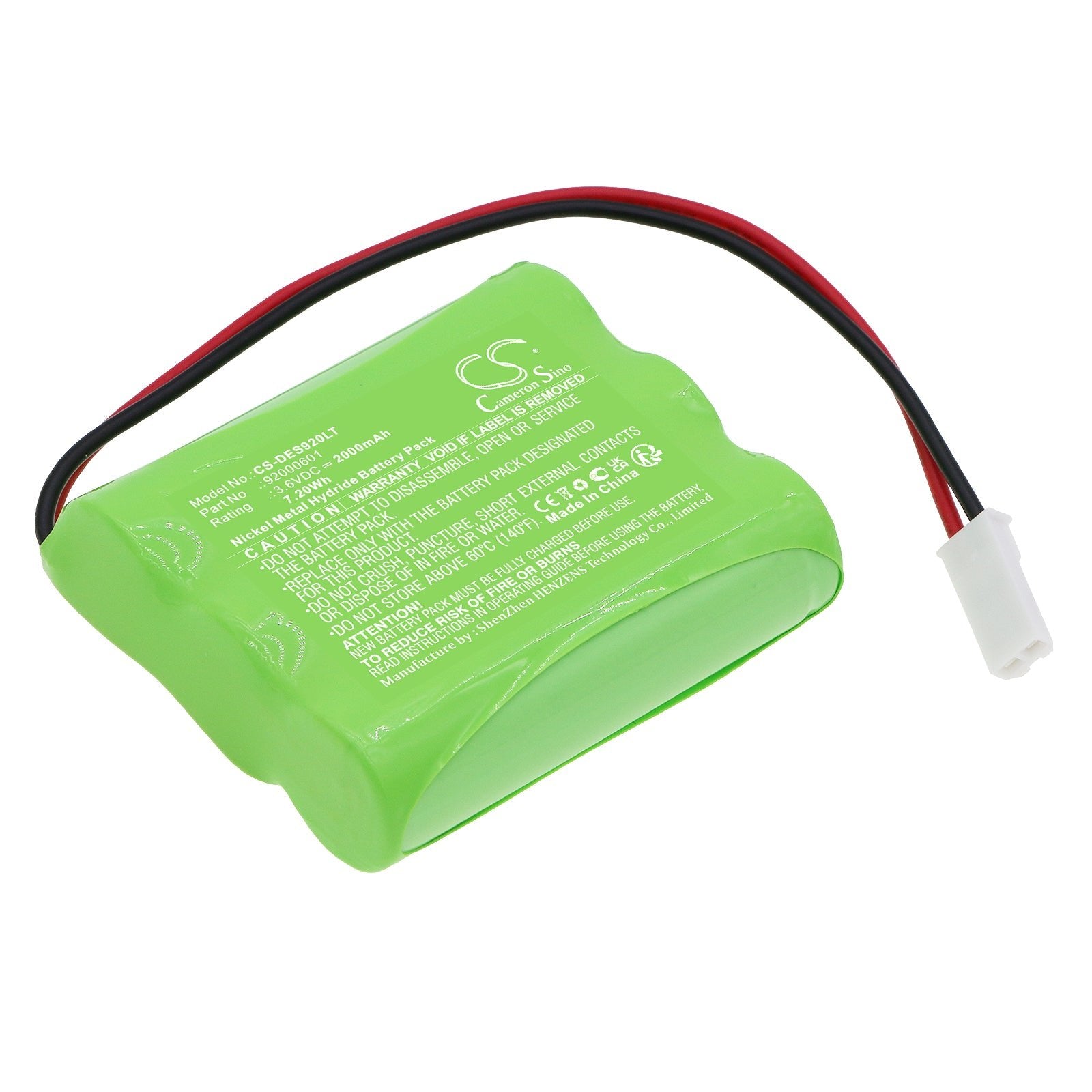 Ni-MH, Solar Battery Battery fits Dee Solar, 3.6V, 2000mAh Solar Battery Cameron Sino Technology Limited