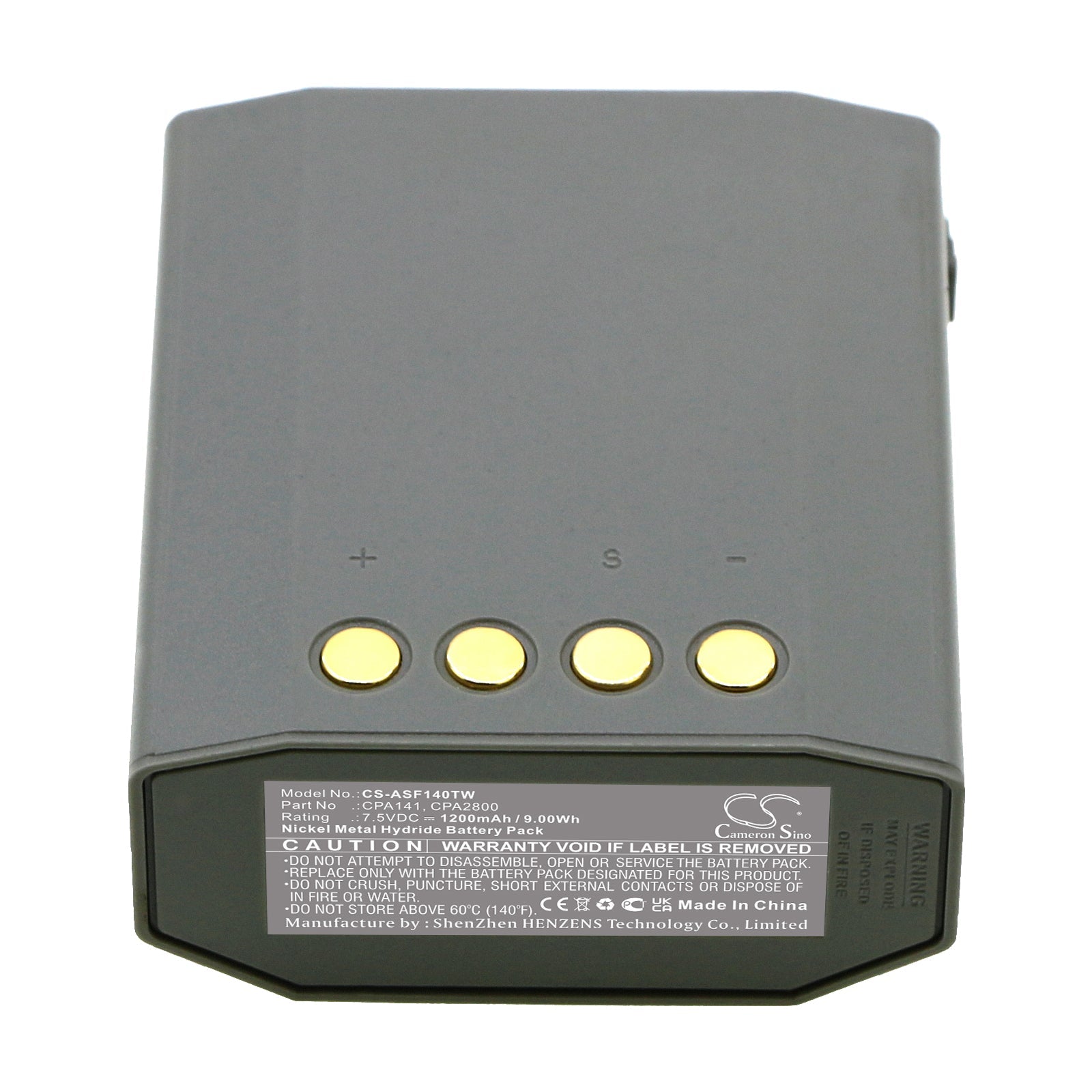 Ni-MH, Two-Way Radio Battery fits Ascom Fug11b, Se110, 7.5V, 1200mAh Two-Way Radio Cameron Sino Technology Limited