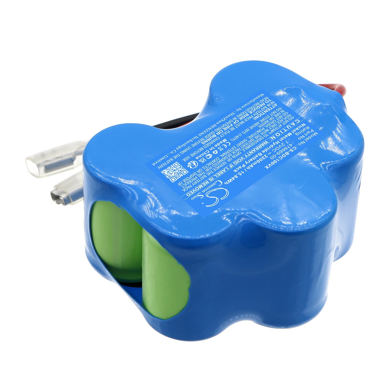 Ni-MH, Vacuum Battery fits Black&decker Ssc1000, 7.2V, 2200mAh Vacuum Cameron Sino Technology Limited