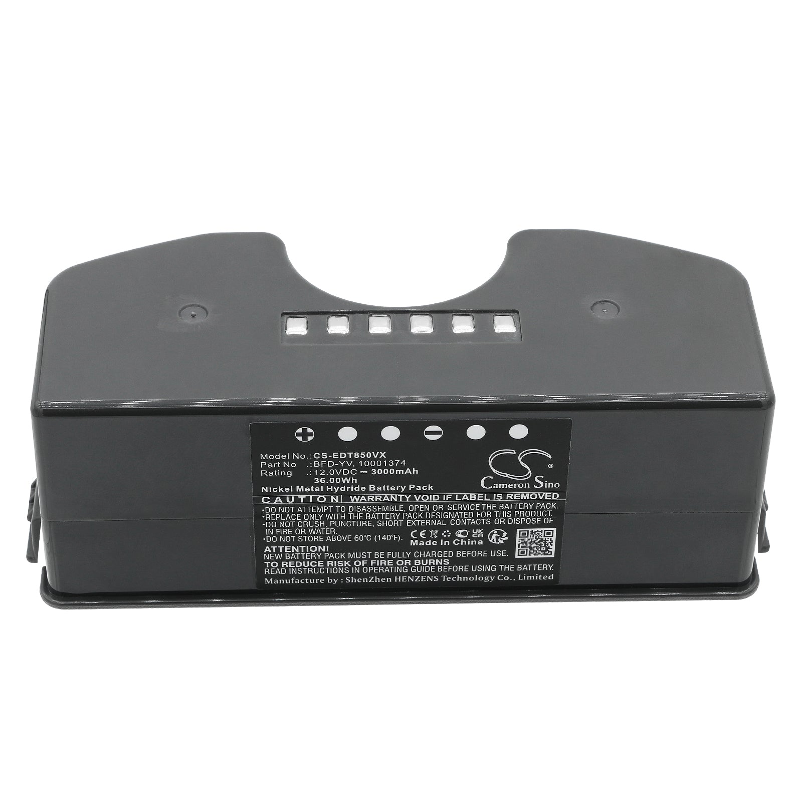 Ni-MH, Vacuum Battery fits Ecovacs Deebot Dt83, Deebot M81, 12.0V, 3000mAh Vacuum Cameron Sino Technology Limited