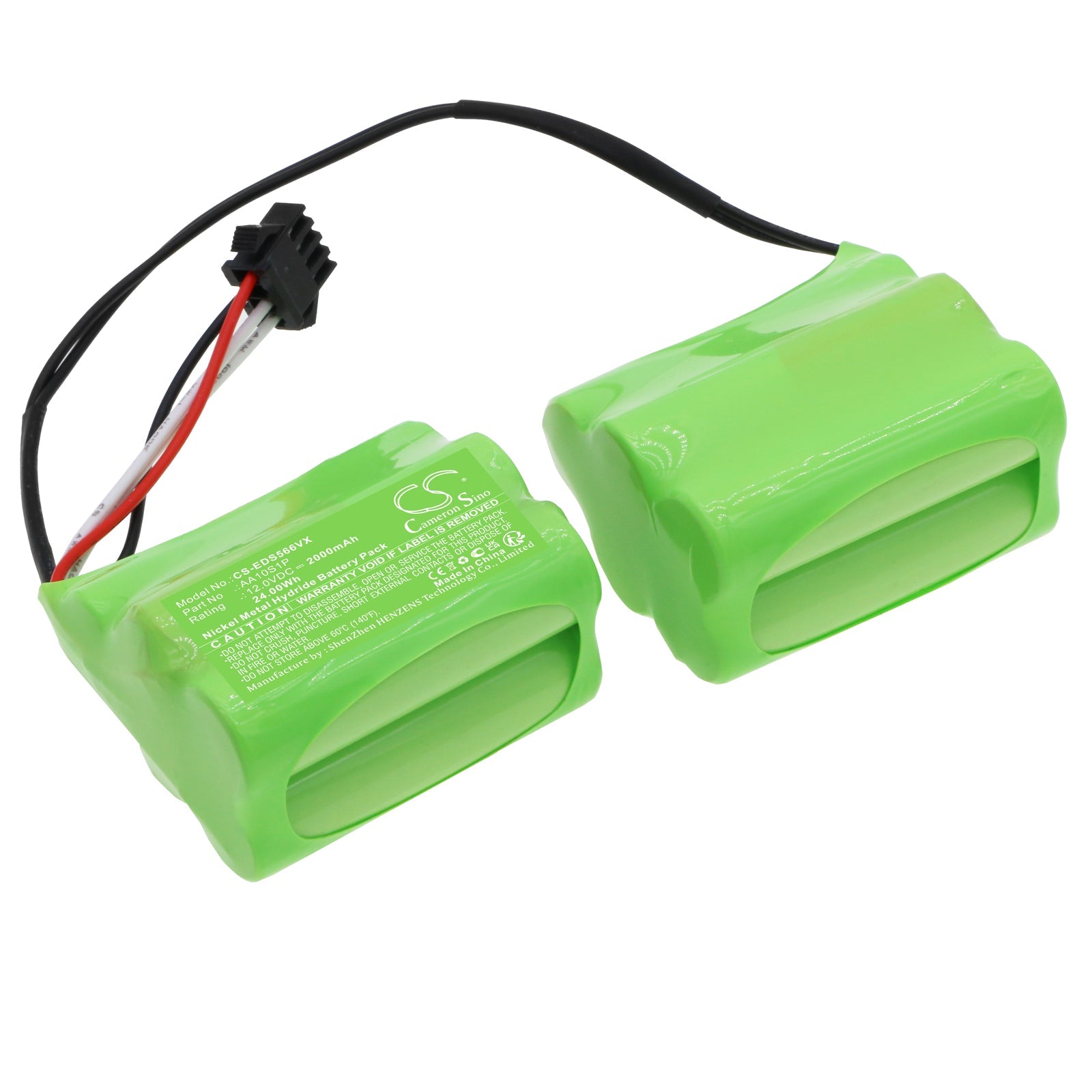 Ni-MH, Vacuum Battery fits Ecovacs Deebot Mini, Dk560, 12.0V, 2000mAh Vacuum Cameron Sino Technology Limited