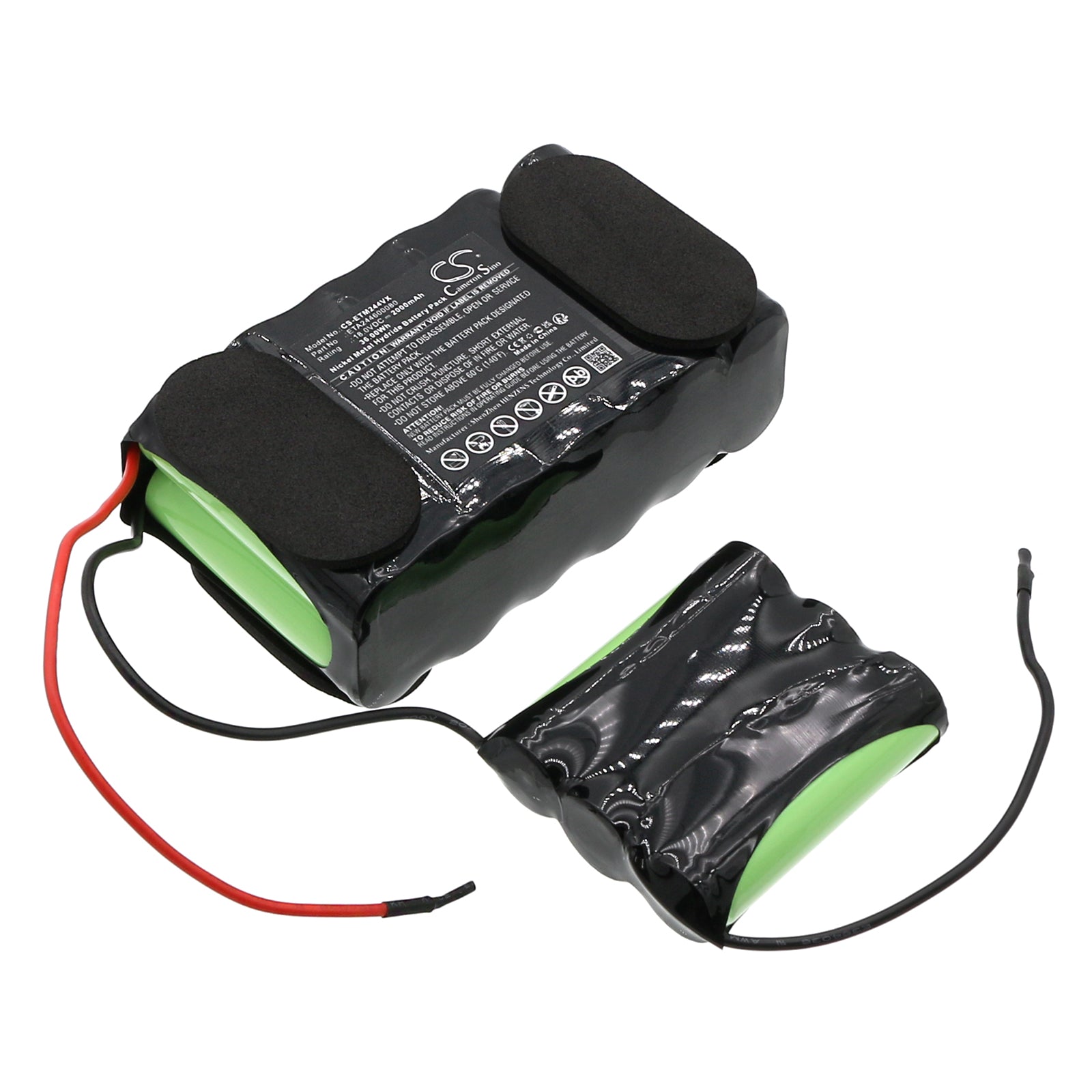 Ni-MH, Vacuum Battery fits Eta 2446, 2446 90000, 18.0V, 2000mAh Vacuum Cameron Sino Technology Limited