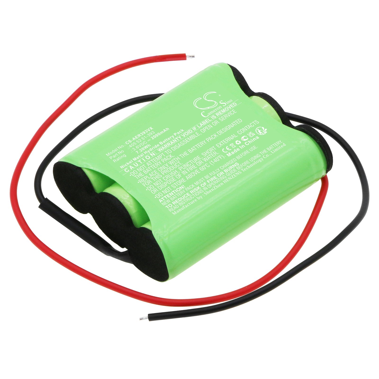 Ni-MH, Vacuum Battery fits Philips Fc6152/81, Aeg Ergorapido, 3.6V, 2000mAh Vacuum Cameron Sino Technology Limited