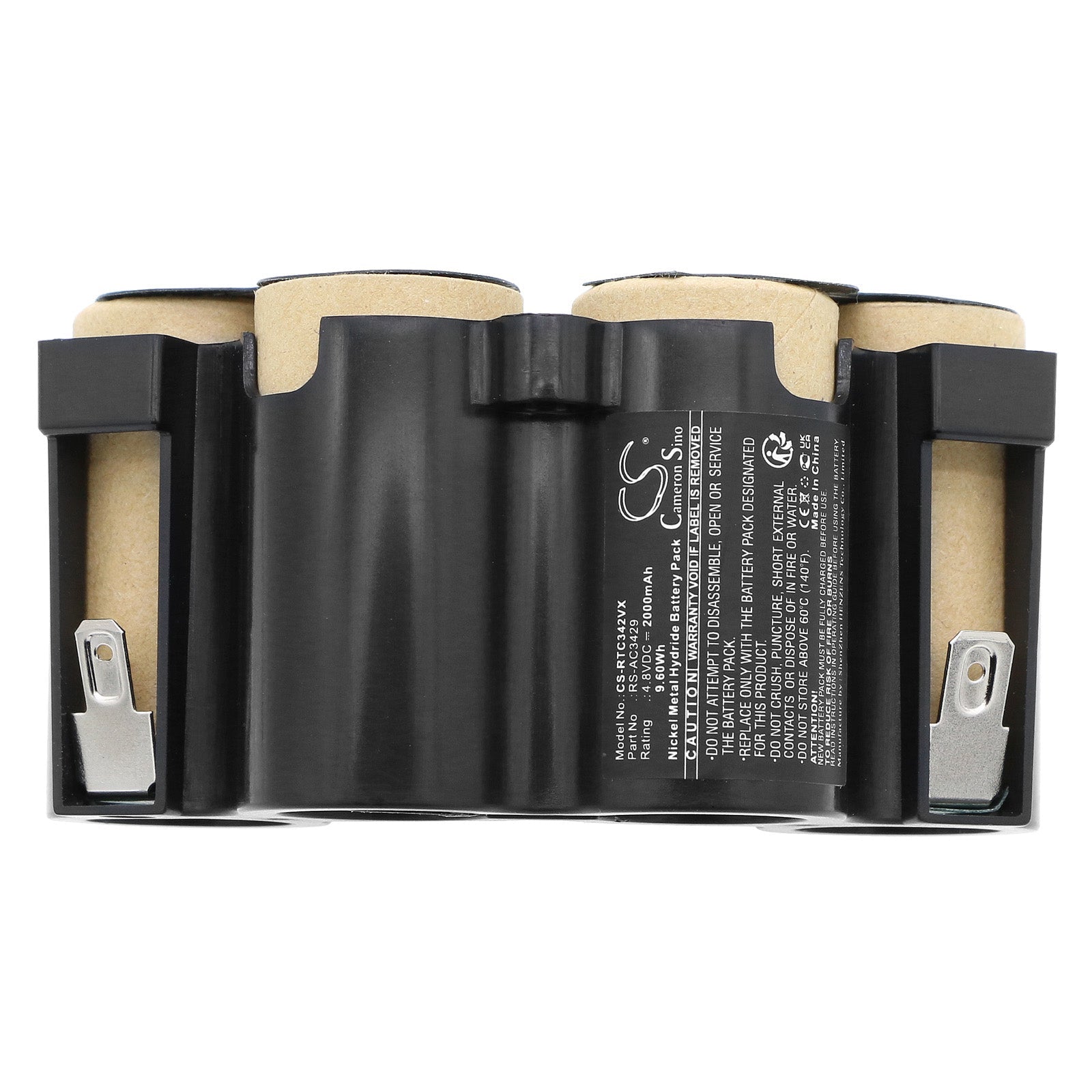 Ni-MH, Vacuum Battery fits Tefal Tx4469wa/2d0, Moulinex Mx422901, 4.8V, 2000mAh Vacuum Cameron Sino Technology Limited