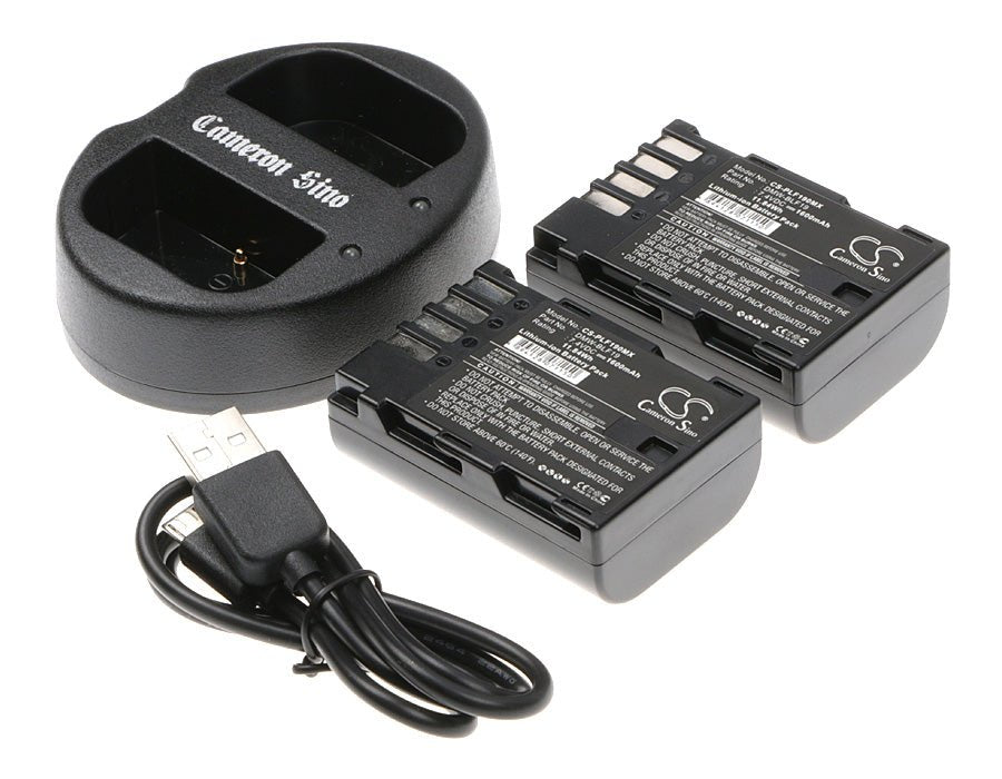 Panasonic Lumix DMC-GH3 Battery Set with USB Cable - Includes 2 CS-PLF190MX & 1 DF-PLF190UH Cosmetic Mirror Cameron Sino Technology Limited