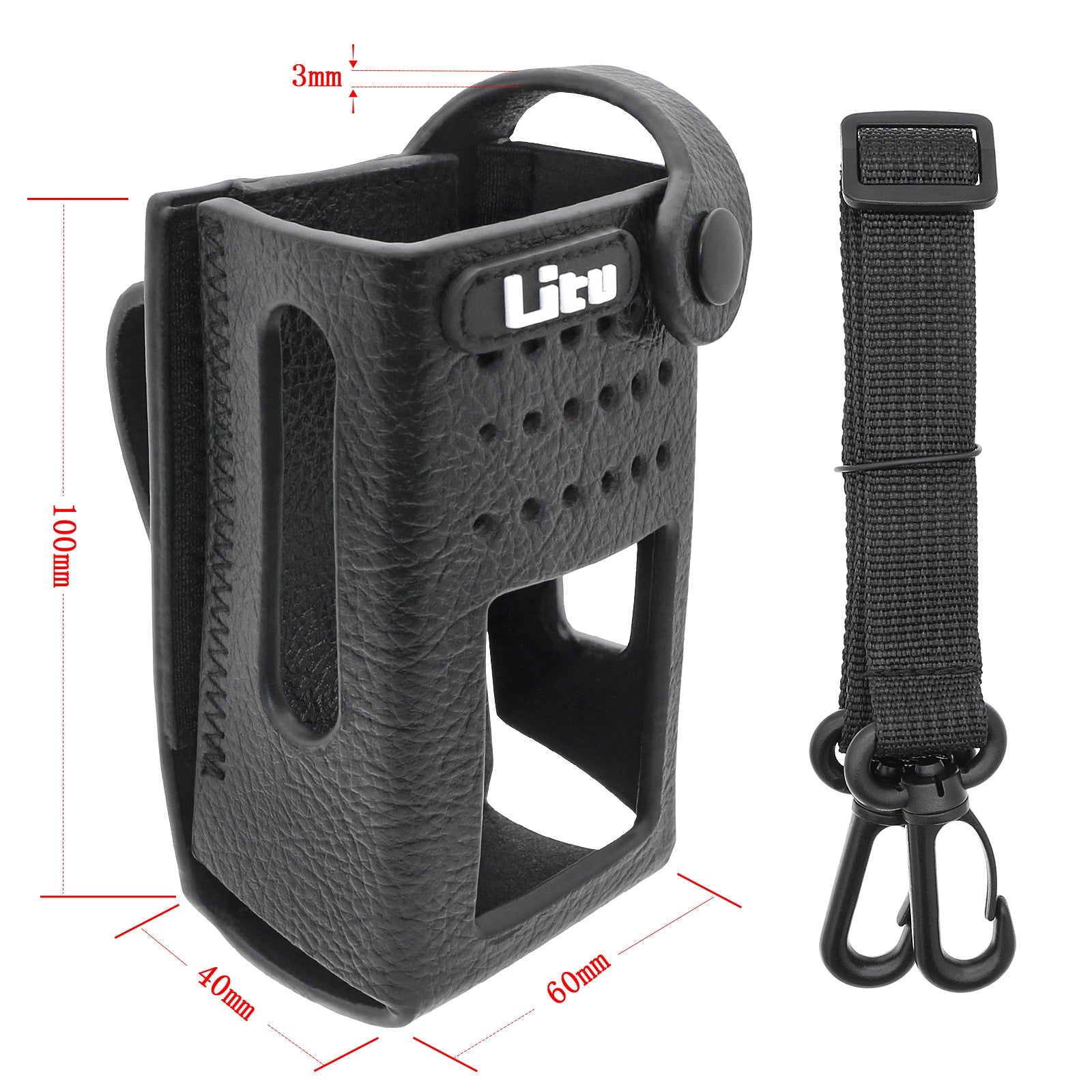 PMNN4440 – HARD LEATHER CARRY CASE, Two-Way Radio Case Battery fits Motorola Dp3000e, Dp3441, Two-Way Radio Case Cameron Sino Technology Limited