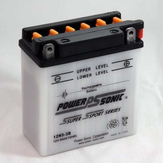 Power Sonic 12N5-3B 12V-5Ah-50 cca Powersports Battery Powersports Batteries Power Sonic
