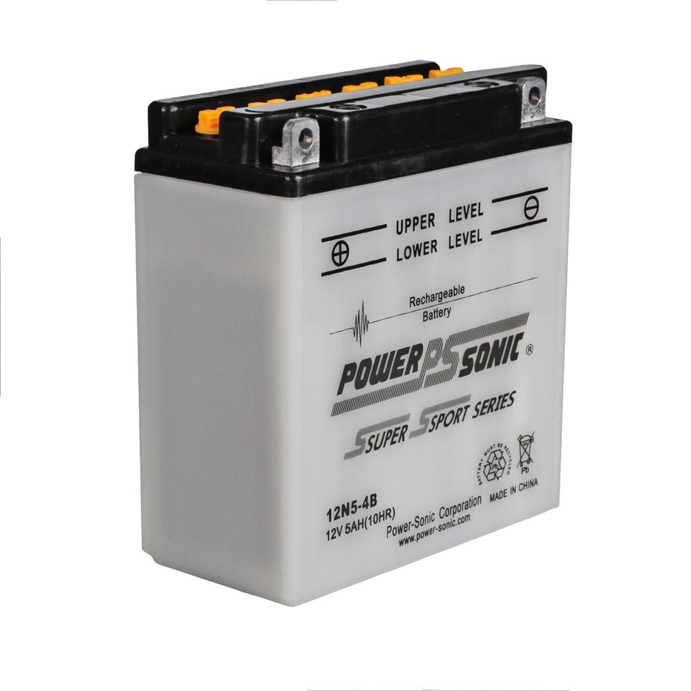 Power Sonic 12N5-4B 12V-5Ah-52 cca Powersports Battery Powersports Batteries Power Sonic