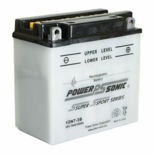 Power Sonic 12N7-3B 12V-7Ah-95 cca Powersports Battery Powersports Batteries Power Sonic