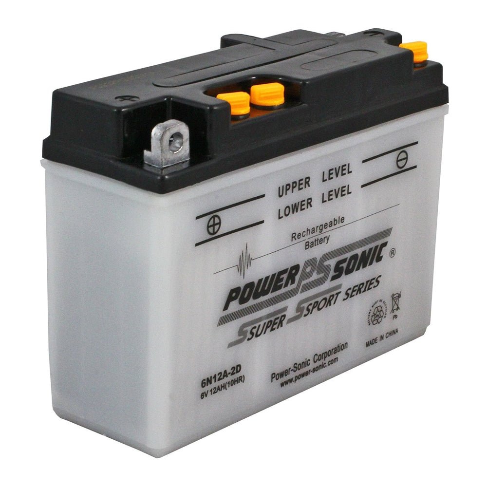 Power Sonic 6N12A-2D 6V-12Ah Powersports Battery Powersports Batteries Power Sonic