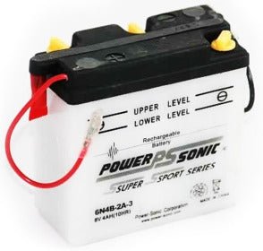 Power Sonic 6N4B-2A-3 6V-4Ah Powersports Battery Powersports Batteries Power Sonic