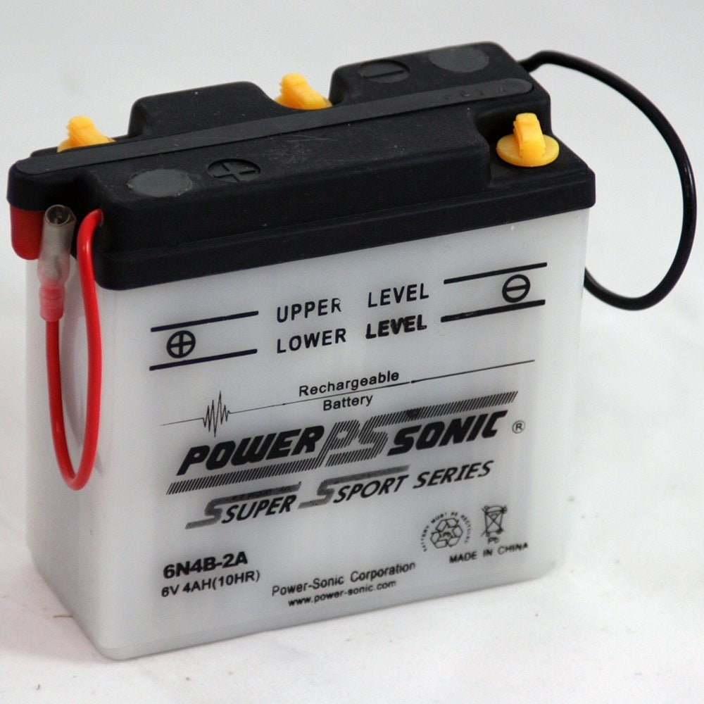 Power Sonic 6N4B-2A 6V-4Ah Powersports Battery Powersports Batteries Power Sonic