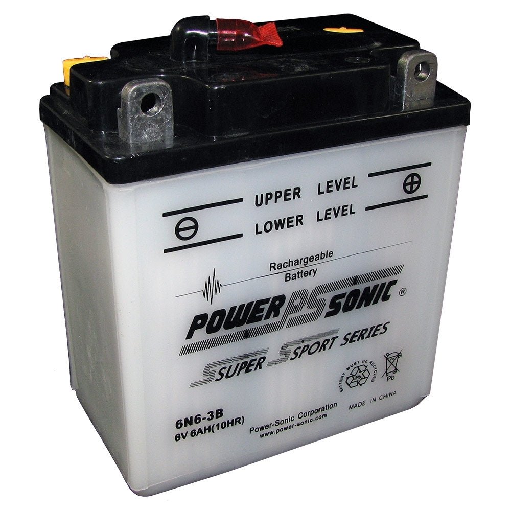 Power Sonic 6N6-3B 6V-6Ah Powersports Battery Powersports Batteries Power Sonic