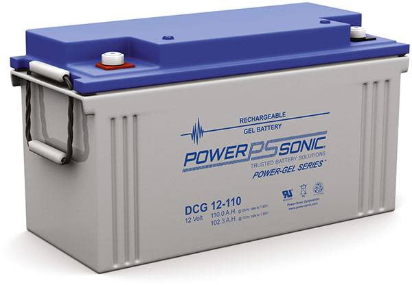 Power Sonic DCG12-110 Deep Cycle Gel Battery Replaces 12V-110.00Ah Sealed Lead Acid Batteries Power Sonic