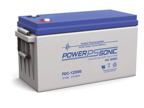 Power Sonic PDC-122000 Deep Cycle Vrla Battery Replaces 12V-214.00Ah Sealed Lead Acid Batteries Power Sonic