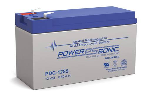 Power Sonic PDC-1285 Deep Cycle Vrla Battery Replaces 12V-8.50Ah Sealed Lead Acid Batteries Power Sonic