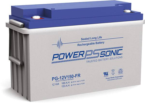 Power Sonic PG-12V150 FR Deep Cycle Vrla Battery Replaces 12V-154.00Ah Sealed Lead Acid Batteries Power Sonic