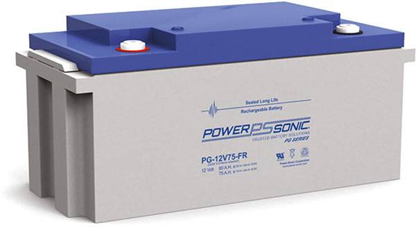 Power Sonic PG-12V75T FR Deep Cycle Vrla Battery Replaces 12V-80.00Ah Sealed Lead Acid Batteries Power Sonic