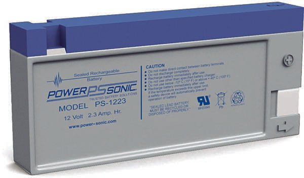 Power Sonic PS-1223 General Purpose Vrla Battery Replaces 12V-2.30Ah Sealed Lead Acid Batteries Power Sonic