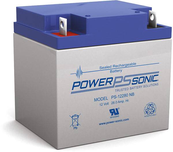 Power Sonic PS-12280 General Purpose Vrla Battery Replaces 12V-28.00Ah Sealed Lead Acid Batteries Power Sonic