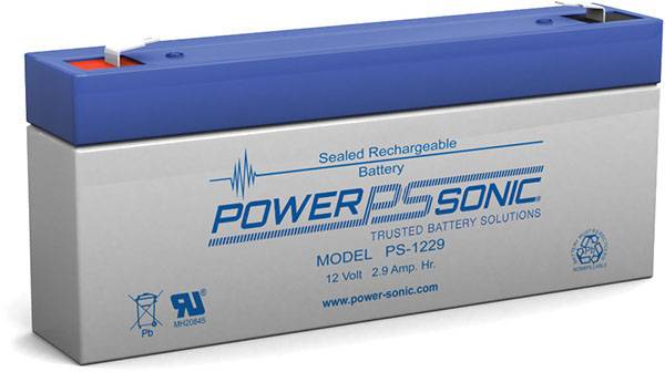 Power Sonic PS-1229 General Purpose Vrla Battery Replaces 12V-2.90Ah Sealed Lead Acid Batteries Power Sonic