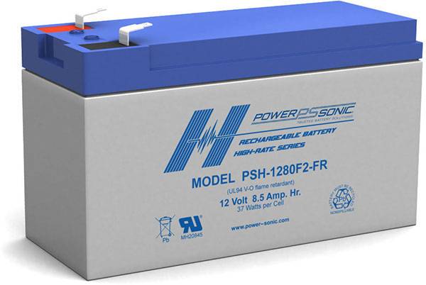 Power Sonic PSH-1280FR High-rate Vrla Battery Replaces 12V-8.50Ah Sealed Lead Acid Batteries Power Sonic