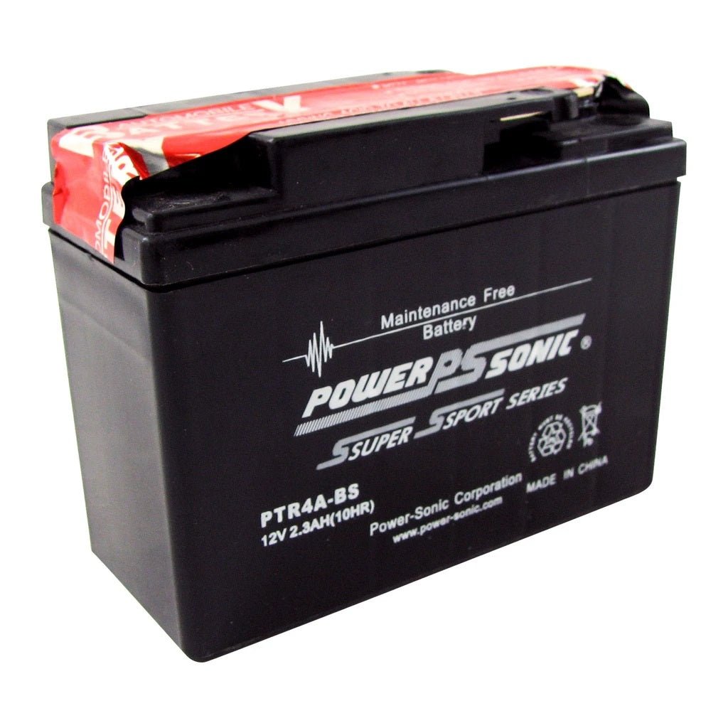Power Sonic PTR4A-BS 12V-2.3Ah-55 cca Powersports Battery Powersports Batteries Power Sonic