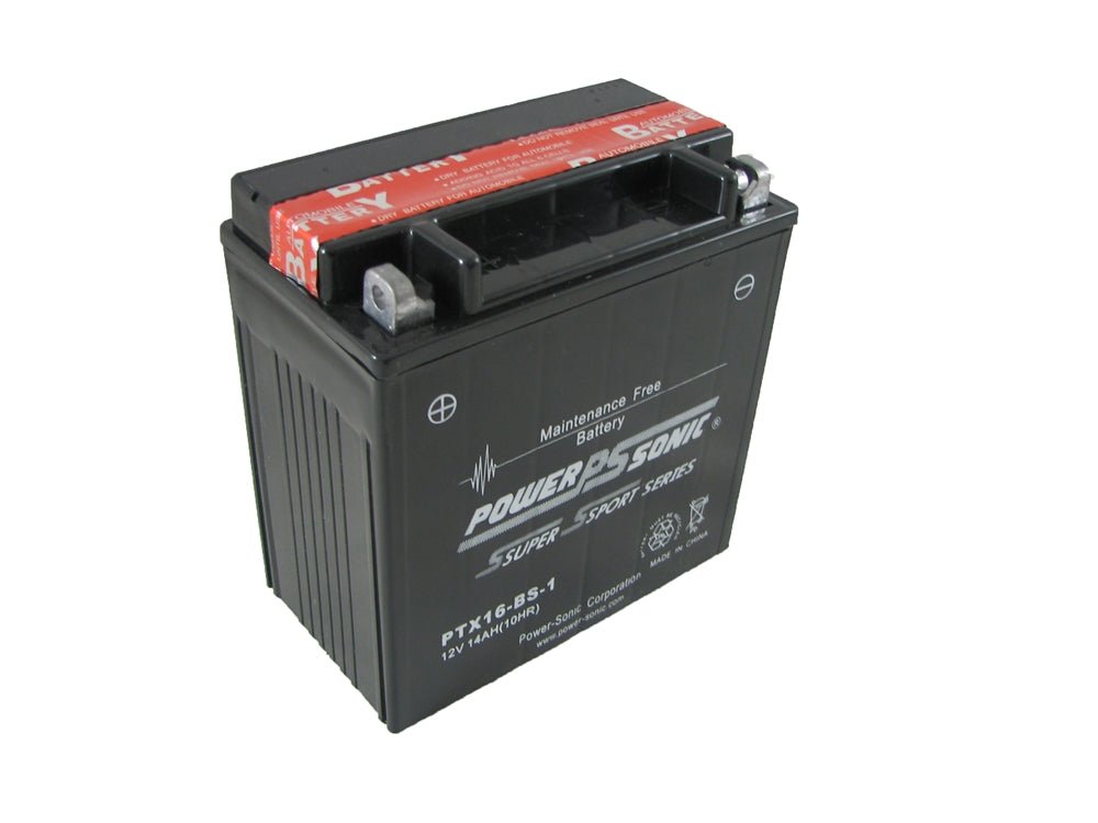 Power Sonic PTX16-BS-1 12V-14Ah-299 cca Powersports Battery Powersports Batteries Power Sonic