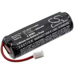 Li-ion Battery fits Woodpecker, Dental Apex Locator Woodpex Iii, Led-e Curing Light, Part Number 3.7V, 800mAh
