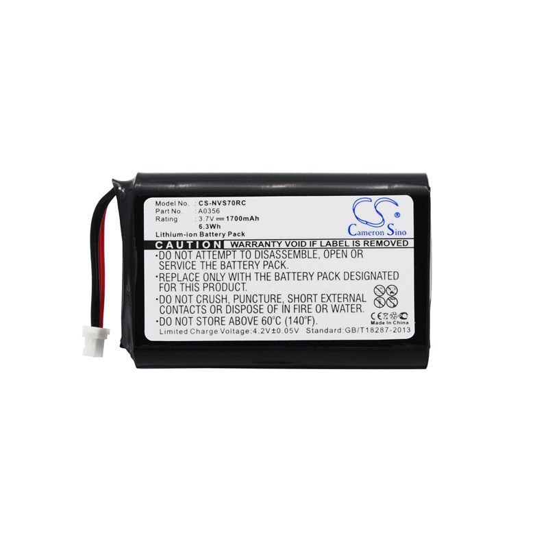 Li-ion Battery Fits Nevo, S70, Nevo 3.7v, 1700mah Remote Control Cameron Sino Technology Limited