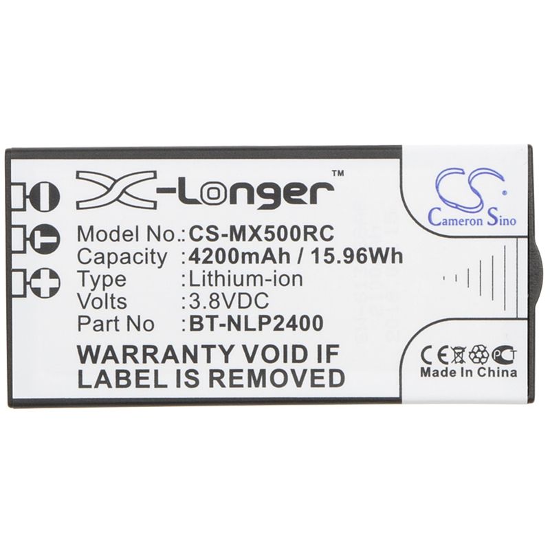 Li-ion Battery Fits Universal, Mx-5000, Universal 3.8v, 4200mah Remote Control Cameron Sino Technology Limited
