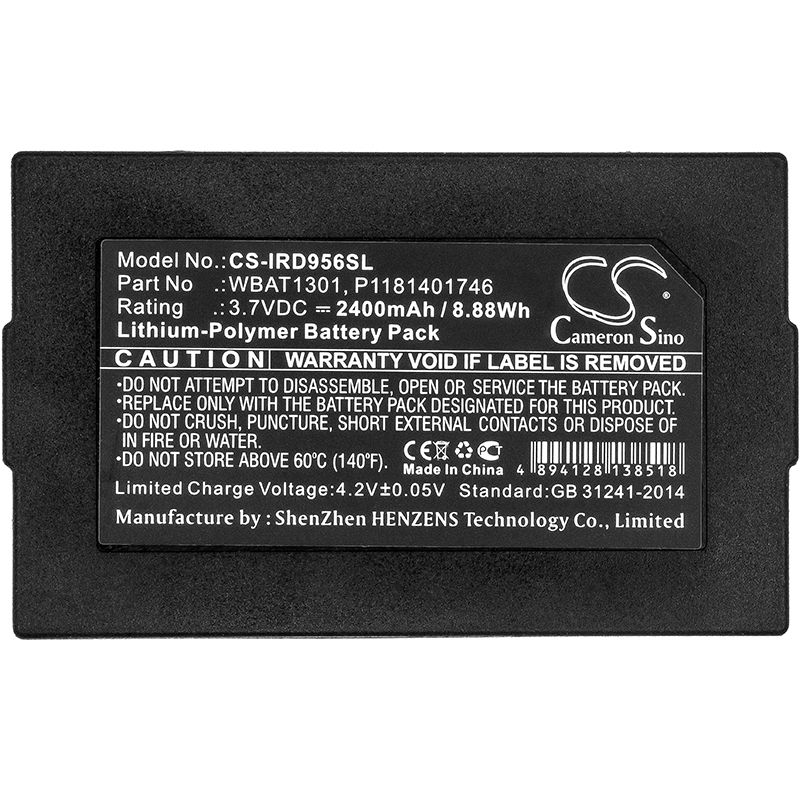Li-Polymer Battery fits Iridium, 9560, Go, 3.7V, 2400mAh Satellite Phone Cameron Sino Technology Limited