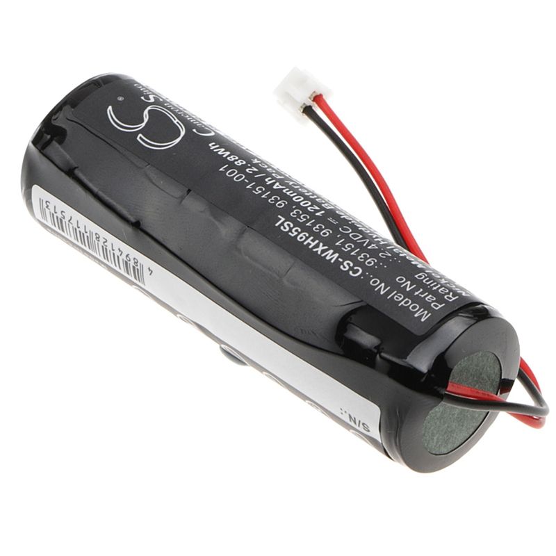 Ni-MH Battery fits Wella, Pro 9550, Sterling Eclipse 8725, 2.4V, 1200mAh Shaver Cameron Sino Technology Limited