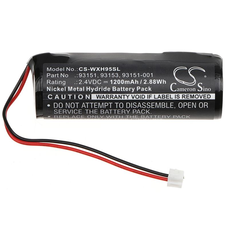 Ni-MH Battery fits Wella, Pro 9550, Sterling Eclipse 8725, 2.4V, 1200mAh Shaver Cameron Sino Technology Limited