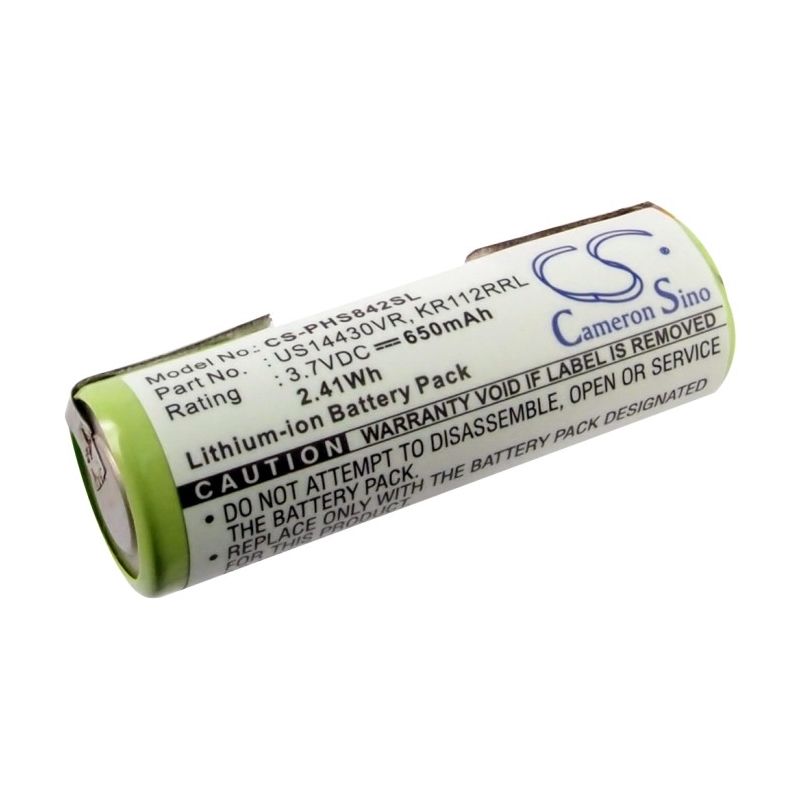Li-ion Battery Fits Philips, Hs8420, Hs8420/23, 3.7v, 650mah Shaver Cameron Sino Technology Limited