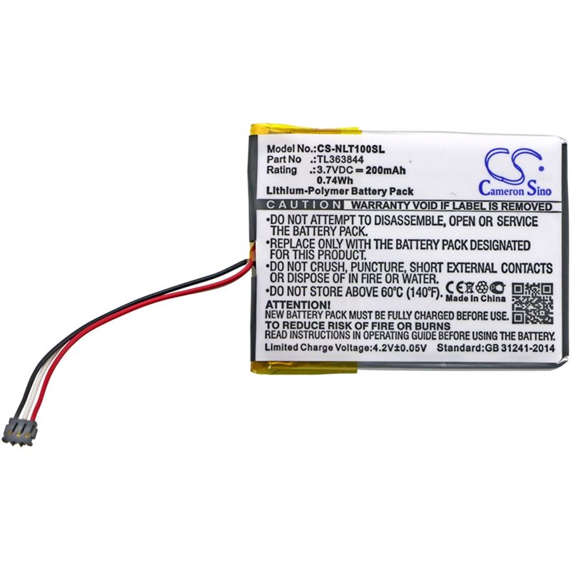 Li-polymer Battery Fits Nest, Learning Thermostat 1st Generation, T100577, 3.7v, 200mah Smart Home Cameron Sino Technology Limited