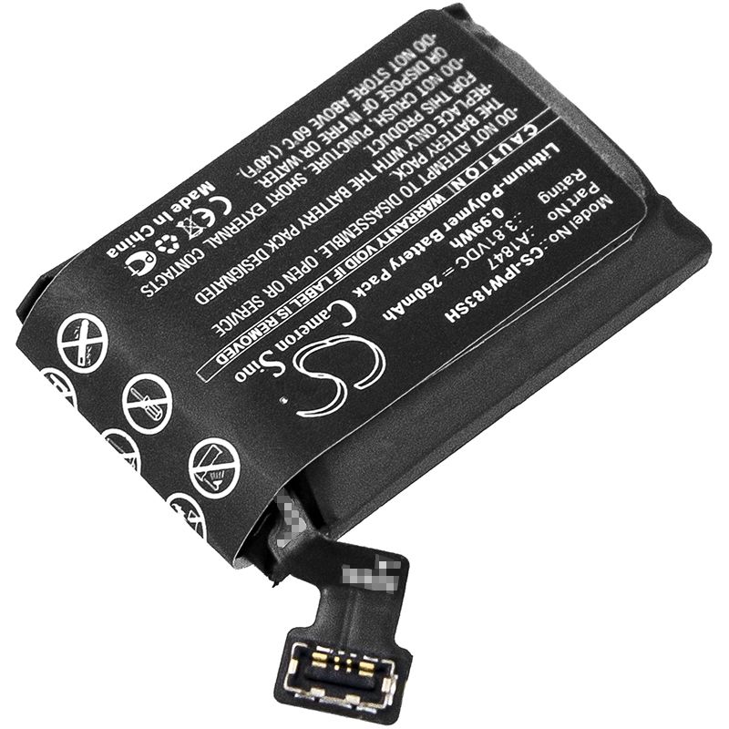 Li-polymer Battery Fits Apple, A1860, Watch Series 3 38mm, Watch Series 3 Gps 38mm 3.81v, 260mah Smartwatch Cameron Sino Technology Limited