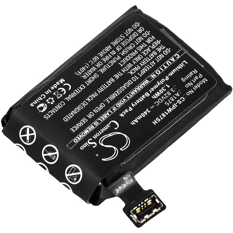 Li-Polymer Battery fits Apple, A1861, Watch Series 3 42mm, Watch Series 3 Gps 42mm 3.82V, 340mAh Smartwatch Cameron Sino Technology Limited