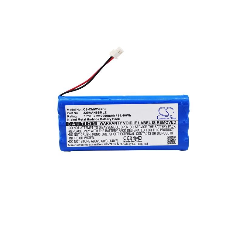 Ni-mh Battery Fits Clearone, 592-158-001, 592-158-002, 592-158-003 7.2v, 2000mah Communication & Conferencing Cameron Sino Technology Limited