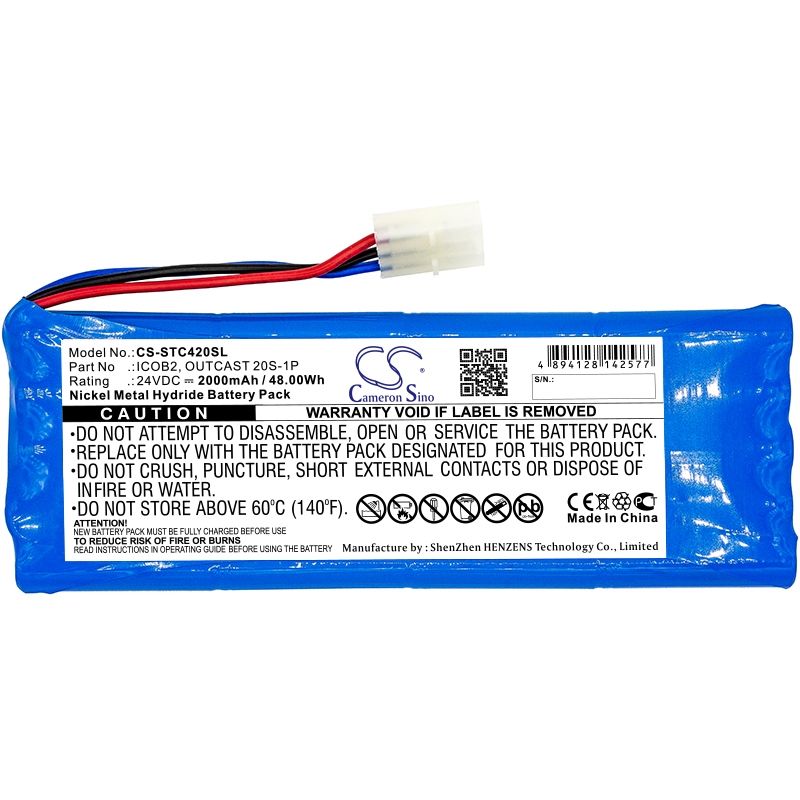 Ni-mh Speaker Battery Fits Soundcast, Ico420, Ico421, Outcast Ico420 24v, 2000mah Speaker Cameron Sino Technology Limited