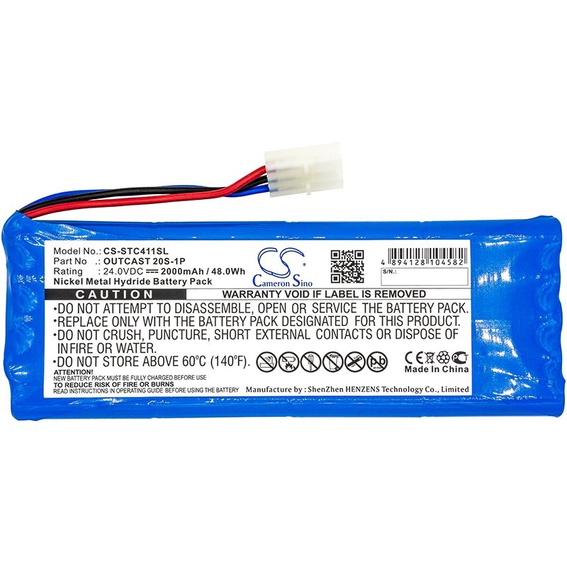Ni-mh Speaker Battery Fits Soundcast, Ico410, Ico410-4n, Ico411a 24.0v, 2000mah Speaker Cameron Sino Technology Limited