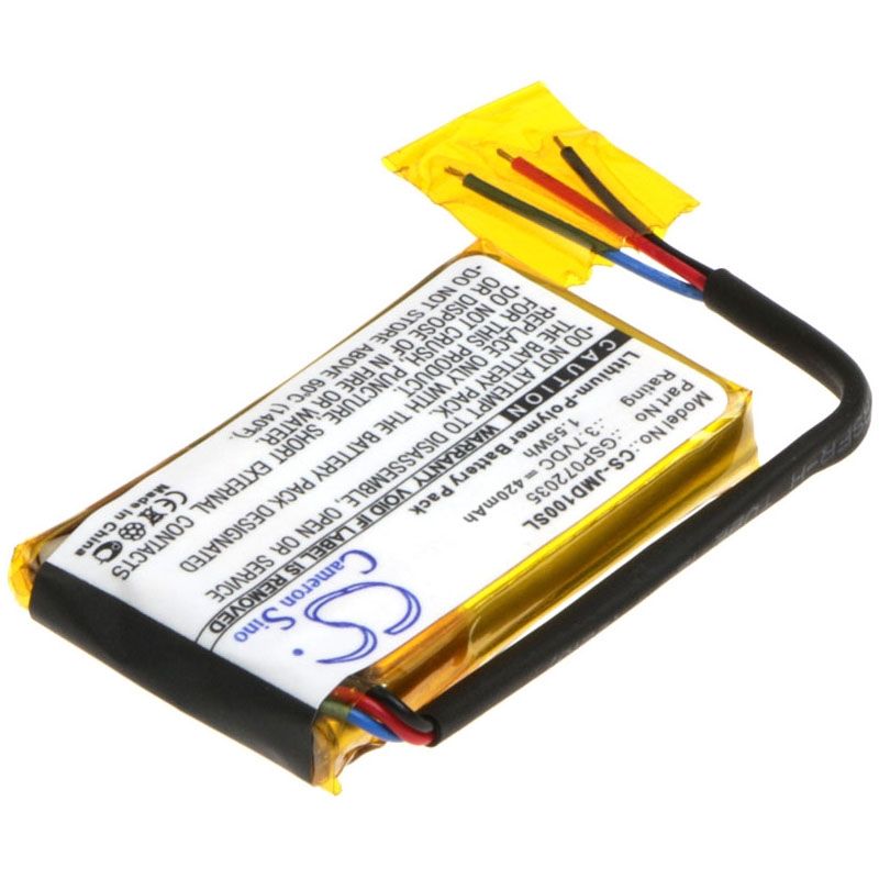 Li-Polymer Speaker Battery fits Jbl, Go Ff, Jbl Go, Jblgoblk 3.7V, 420mAh Speaker Cameron Sino Technology Limited