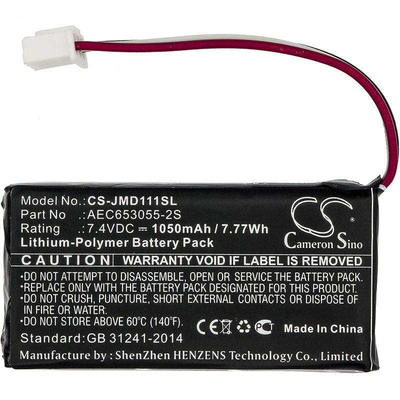 Li-polymer Speaker Battery Fits Jbl, Flip, Flip 1, 7.4v, 1050mah Speaker Cameron Sino Technology Limited