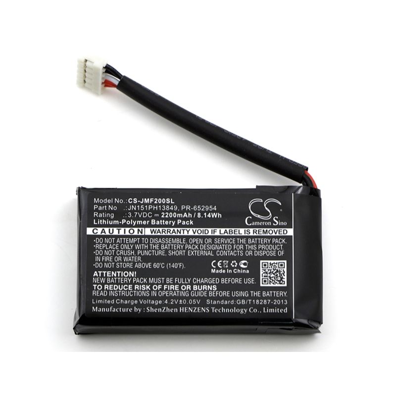 Li-polymer Speaker Battery Fits Jbl, Flip 2 (2014), Flip Ii (2014), 3.7v, 2200mah Speaker Cameron Sino Technology Limited
